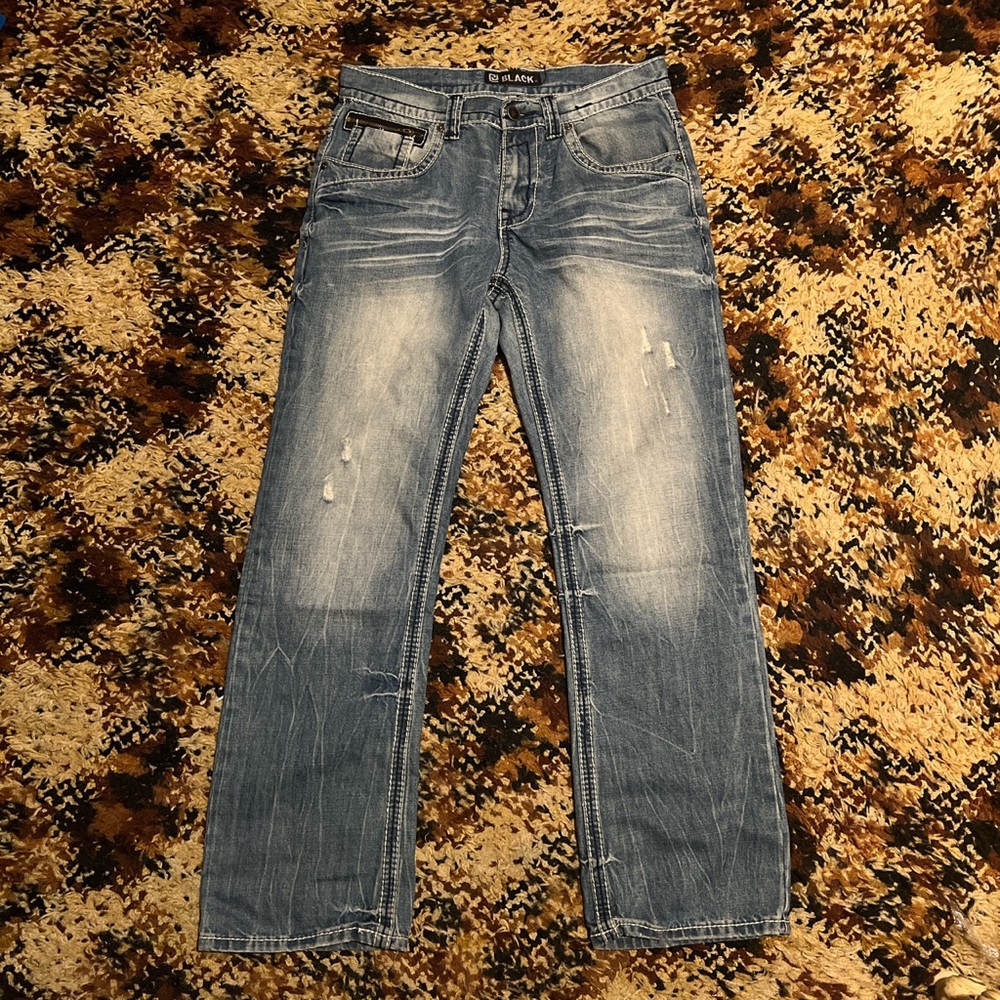 Washed bootcut denim Size 30